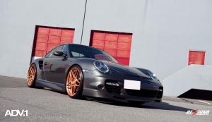Porsche 911 Turbo by Designo Auto House on ADV.1 Wheels (ADV05S M.V2 CS) 2017 года